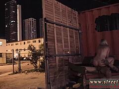 Ugly teen bound in extreme old domination bondage