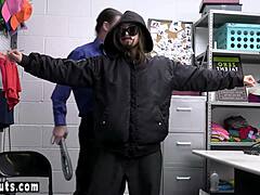 Masked Busty Teen Thief Punish Fucked By Lp Officer