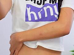 latina teen hints at masturbating for boyfriend on phone 