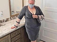 Overwhelmed With Passion As Big Ass Female Boss Lets Janitor Eat Her Wet Pussy