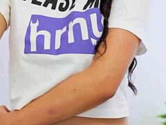 latina teen hints at masturbating for boyfriend on phone 