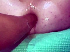 Stretching his asshole for the third time today... 😈