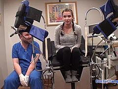 dr tampa takes part in orgasm research inc with naomi alice in a clinical setting
