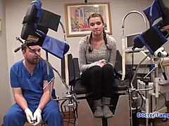 dr tampa takes part in orgasm research inc with naomi alice in a clinical setting