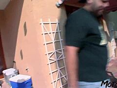 this busty redhead is all about sucking cock in a wild session. she dives into deepthroat and sloppy licks with her not son