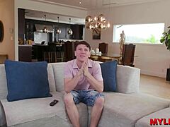 mylfex features attractive neighborhood babysitters in everyday scenarios