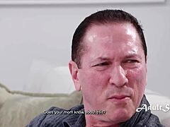 Hey stepdad, ready to teach me that intense anal lesson to stretch my tight curly-haired ass?