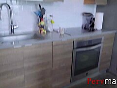 Whore stepmom Crystal Rush shows intentional nip slip while riding taboo cock in mature milf action