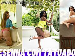 resenha com tatuado 7 features brazilian prostitute in anal masturbation