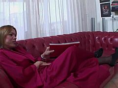 mistress mireja gives sub asia devil her italian tranny cock