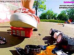 Kati's Toy Car Crush Trample Giantess Crushing Toys