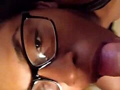 Girlfriend Loves Gagging on My BWC in Deepthroat Interracial Cumshot