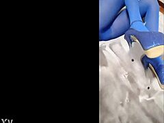 Sexy Latina Laura In Heels And Lingerie Awaits Intense Action