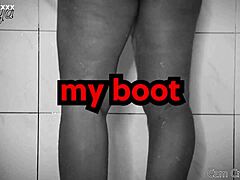 Submissive Asian Goddess Worships Feet in BDSM Domination