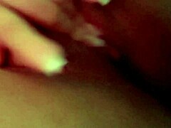 i can't stop touching my small tits while i masturbate in this hot solo session