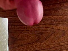 Thick Cock Builds to Moaning Cumshot