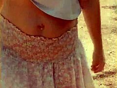 wifey switches her shirt and flashes those shaved pussy tits 😏