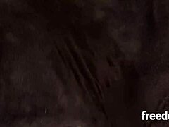 Big tits Indian step mom shares bed with step son at home for family bonding.