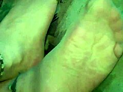 The tale of showcasing my feet elegantly in fine pantyhose for a solo session.