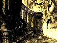 Back in the day, artists captured vintage erotic scenes with hairy beaver details in retro style