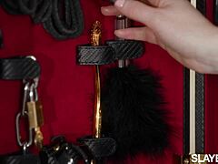 Hey, check out slayed beautiful blonde charlotte stokley as she blindfolds and dominates stunning submissive valentina nappi with intense rimjob and face sitting