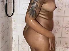 I feel so naughty getting caught on hidden cam while this latina pisses and masturbates her pussy to orgasm.