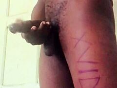 Hey you gotta see this big dick jerk session with that amateur going wild on his monster cock