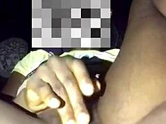 Anal masturbation with wet pussy fingering and big clit toys