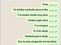 my girlfriend tastes the cum and says she loves it 😘