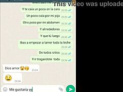 my girlfriend tastes the cum and says she loves it 😘