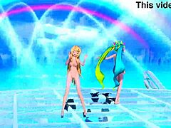 oh gosh, i mean, hatsune miku and rin in project diva nude mod, all fully nude like