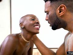 Black Guy Licks Pussy And Fucks Two Ebony Babes In Hardcore Threesome Doggystyle