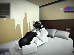 hey they returned for more hot threesome action with a fan in session 8