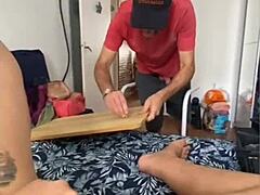 Contracted Hung Handyman For Armpit Fetish And Bareback Action