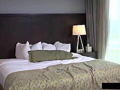 maxine x and nyssa nevers slip into sexy maid outfits for a hot break, masturbating with big clits and anal play