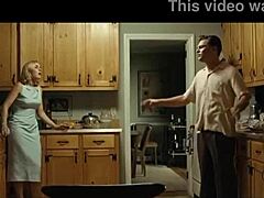 In Revolutionary Road from 2008, the characters engage in a steamy kitchen encounter that changes everything in their tense relationship