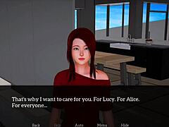 Hey, isn't this my new family episode 62 where the redhead rides a monster cock with blonde small tits action?