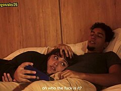 Watching a Movie with My Stepdad Turns into Accidental Blowjob and Face Fucking with Chubby Argentinian BBW