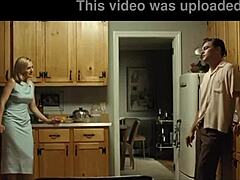 In Revolutionary Road from 2008, the characters engage in a steamy kitchen encounter that changes everything in their tense relationship