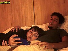 Watching a Movie with My Stepdad Turns into Accidental Blowjob and Face Fucking with Chubby Argentinian BBW