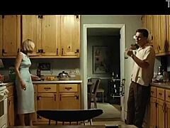 In Revolutionary Road from 2008, the characters engage in a steamy kitchen encounter that changes everything in their tense relationship