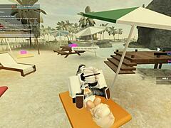 In this wild 91 roblox porn scene a blonde shakes her ass while riding in doggystyle for deepthroat anal sex