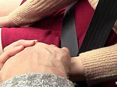 Japanese Teen 18+ Gets Picked Up for First Time Suck by Old Guy in Car During Uncensored Jav Roleplay