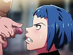 in this game, a remote controls the maid beauty with bigboobs in part 01