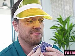 Two-Dick Draw Mia River Pulls Two Huge Cocks for Wet Pussy Fucking in MMF Threesome