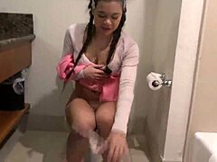 Cruising along the sunny coast with adorable Brianna Arson and enjoying a casual public chat in POV style