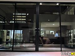 POV Fetish Afternoon Training Two Milfs in Rough Fucking and Handjobs with Lingerie and Maledom in FFM Threesome