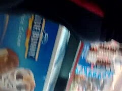 Vid 20160325 194025918 captures retro scene with hidden candid leggings view