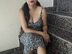 Adorable indian sara 18 yo teen feels intense passion as step dad fucks her wet pussy in cowgirl. She craves his licks and creampie in hindi hardcore