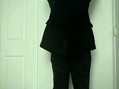 Stretching Arms In Workout Mimicking Masturbation Motions For Exercise Routine